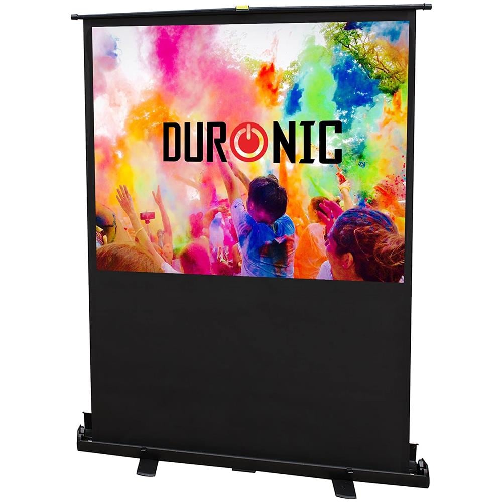 Fps60 / 43 Schermo Di Proiezione 80” Formato 4:3 / 122 X 91 Cm - Telo Proiettore Retrattile Auto-portante Per Videoproiettore Full Hd 3d 4k - Home Cinema Home Theater Ufficio - Foto 1