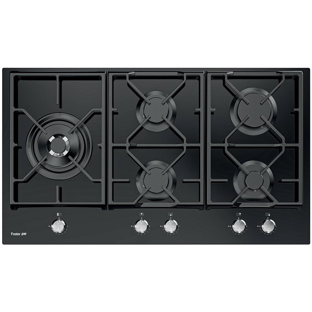 Piano Cottura7044632 a Gas 5 Fuochi Gas Colore Nero - Foto 1