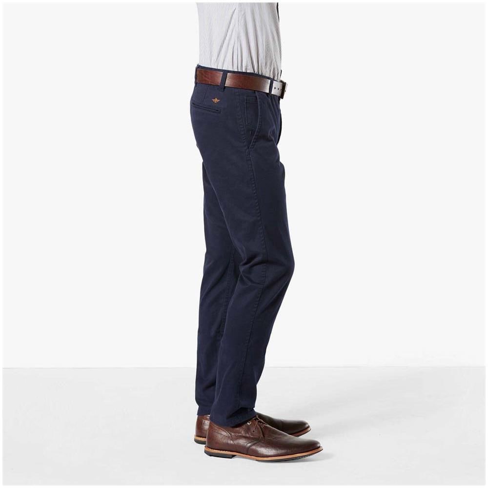 Pantaloni Alpha Khaki Skinny Tapered L34 Abbigliamento Uomo W33-l34 - Foto 3