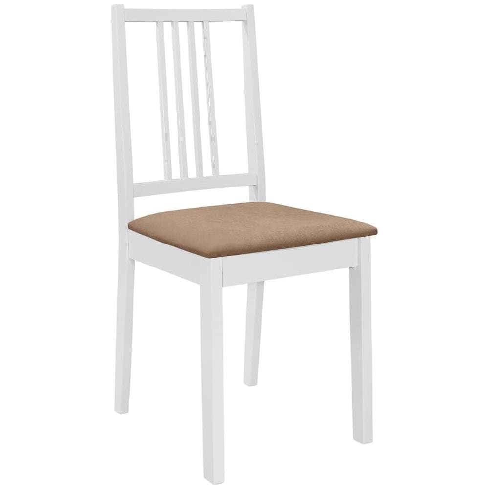 Set Per Sala Da Pranzo 5 Pz In Mdf Bianco - Foto 8