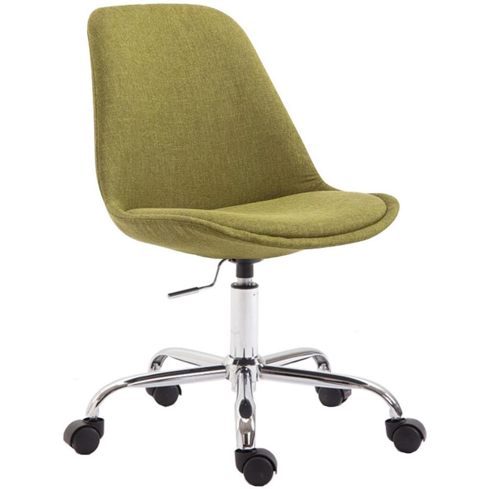 Sedia Ufficio Toulouse in Tessuto - Sedia Scrivania Girevole e Regolabile - Sedia Studio in Metallo, Carico Max 136 kg - Sedia Lavoro con Ruote Verde - Foto 1