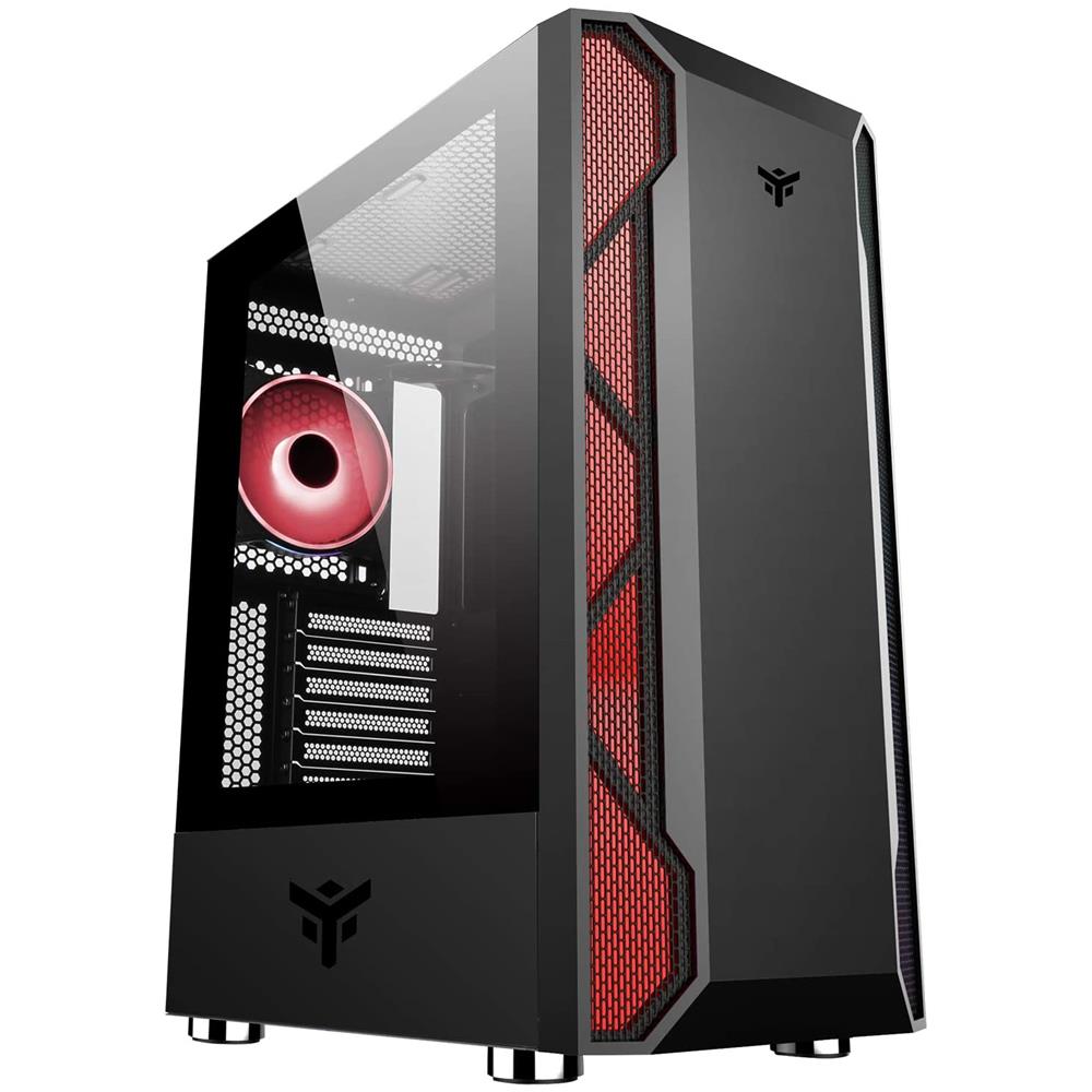 Case Vertibra X210 Midi Tower ATX / Micro ATX / Mini-ITX 2 Porte USB 3.0 Colore Nero (Finestrato) - Foto 7