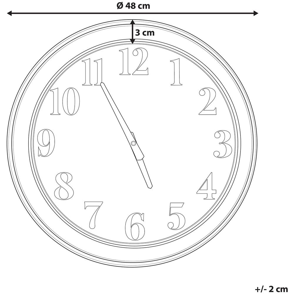 Orologio Da Parete Multicolore Ø 48 Cm Horw - Foto 2