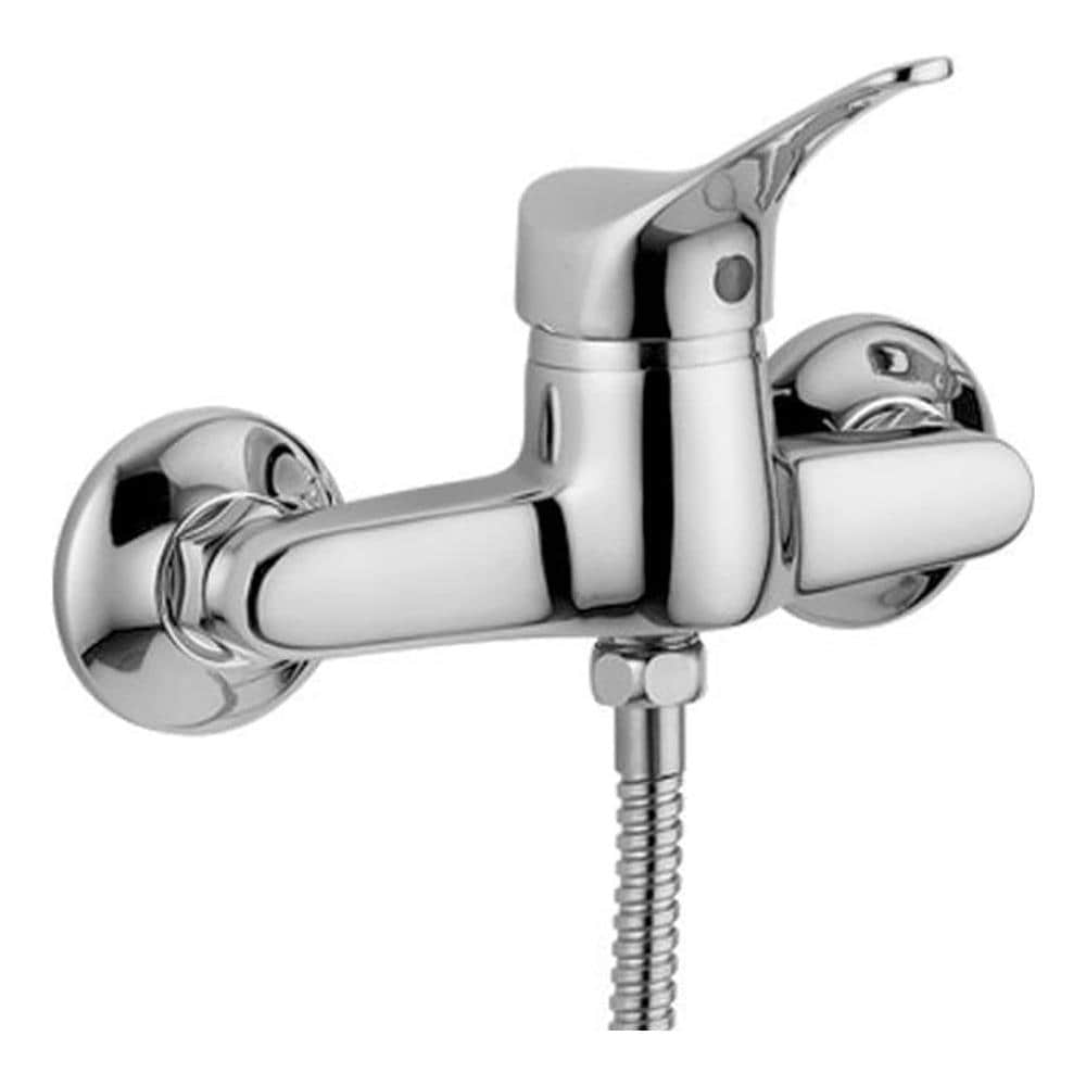 Miscelatore Monocomando Esterno Doccia Classico In Ottone Colore Cromato Bagno - Foto 1