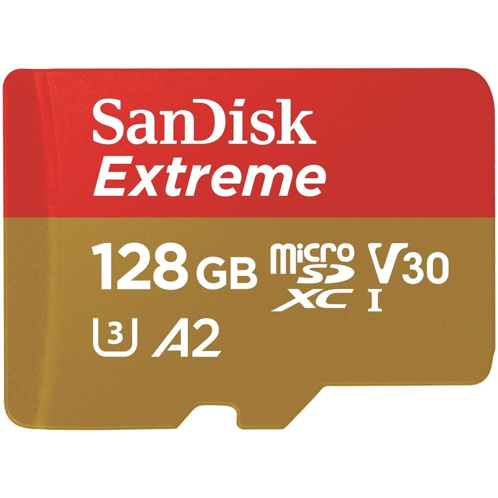 Scheda di Memoria MicroSDXC Extreme 128 GB UHS-I di Classe 10 Velocità 160 MB / s con Adattatore - Foto 1