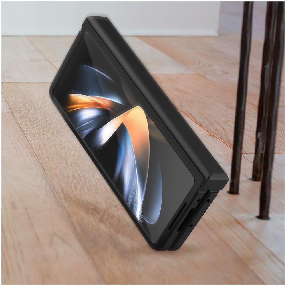 Cover Rigida Con Salvadisplay Flessibile Per Galaxy Z Fold4 Soft-touch Nera - Foto 2