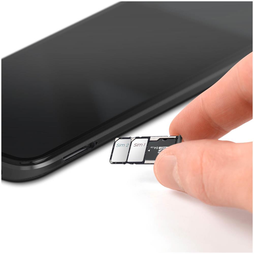 Carrellino Di Ricambio Scheda Sim Per Redmi 9a / 10a Compatibile Grigio Scuro - Foto 2