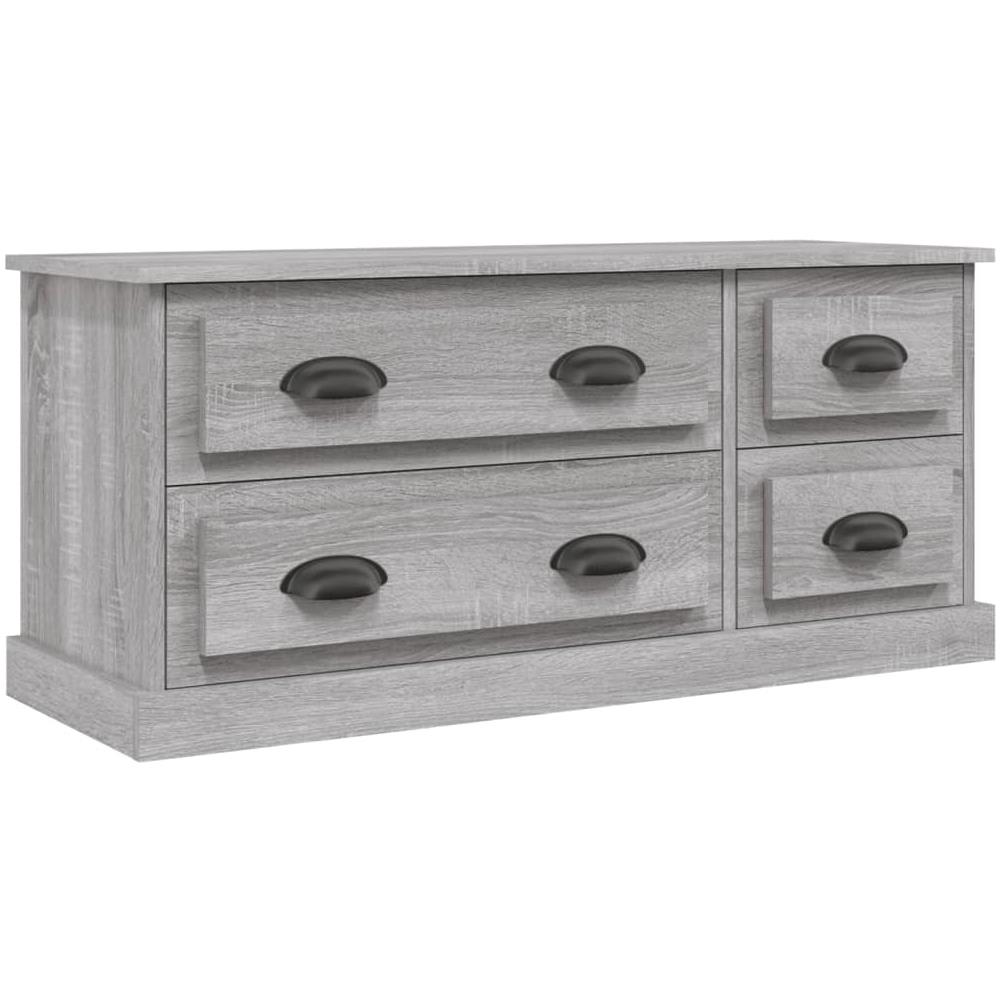 Mobile Tv Grigio Sonoma 100x35,5x45 Cm In Legno Multistrato - Foto 1