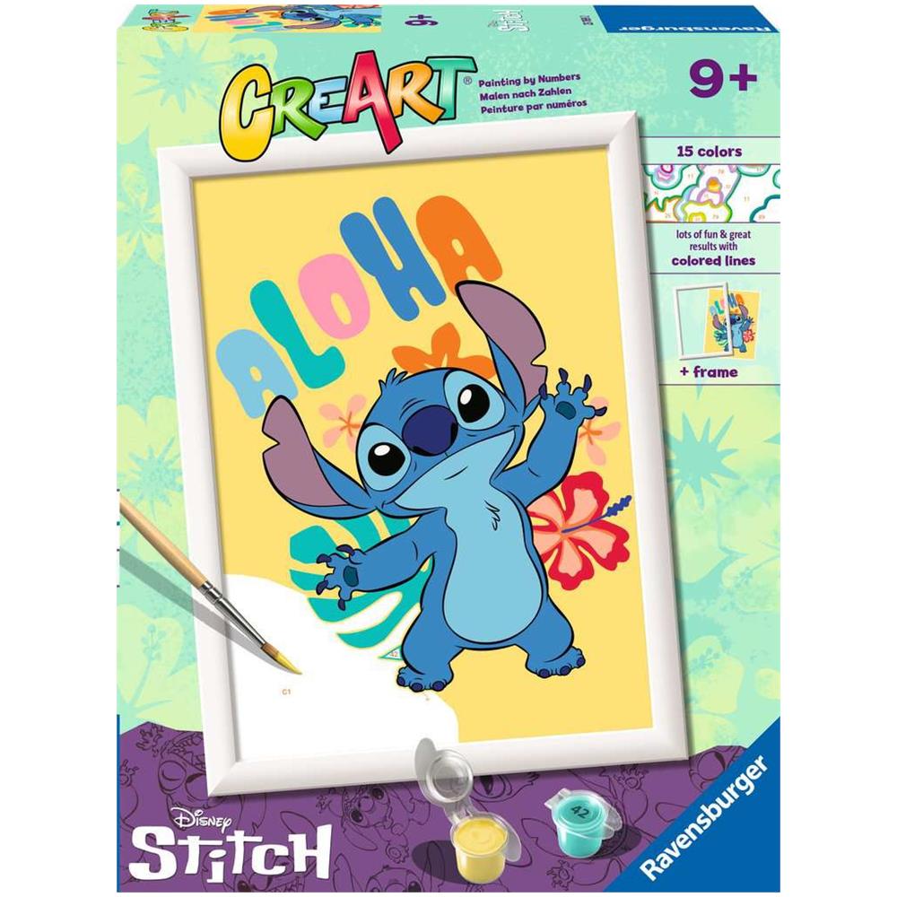 CreArt Aloha Stitch Colore per kit di verniciatura in base ai numeri - Foto 1