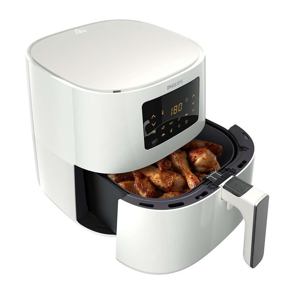3000 series HD9270/00 friggitrice Singolo 6,2 L 2000 W Friggitrice ad aria calda Argento, Bianco - Foto 3