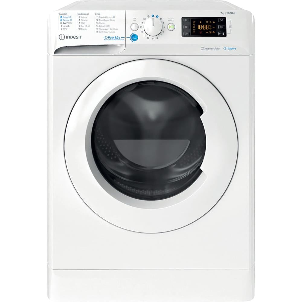 Indesit - Lavatrice Carica Frontale Inverter Velocità 1400 Giri