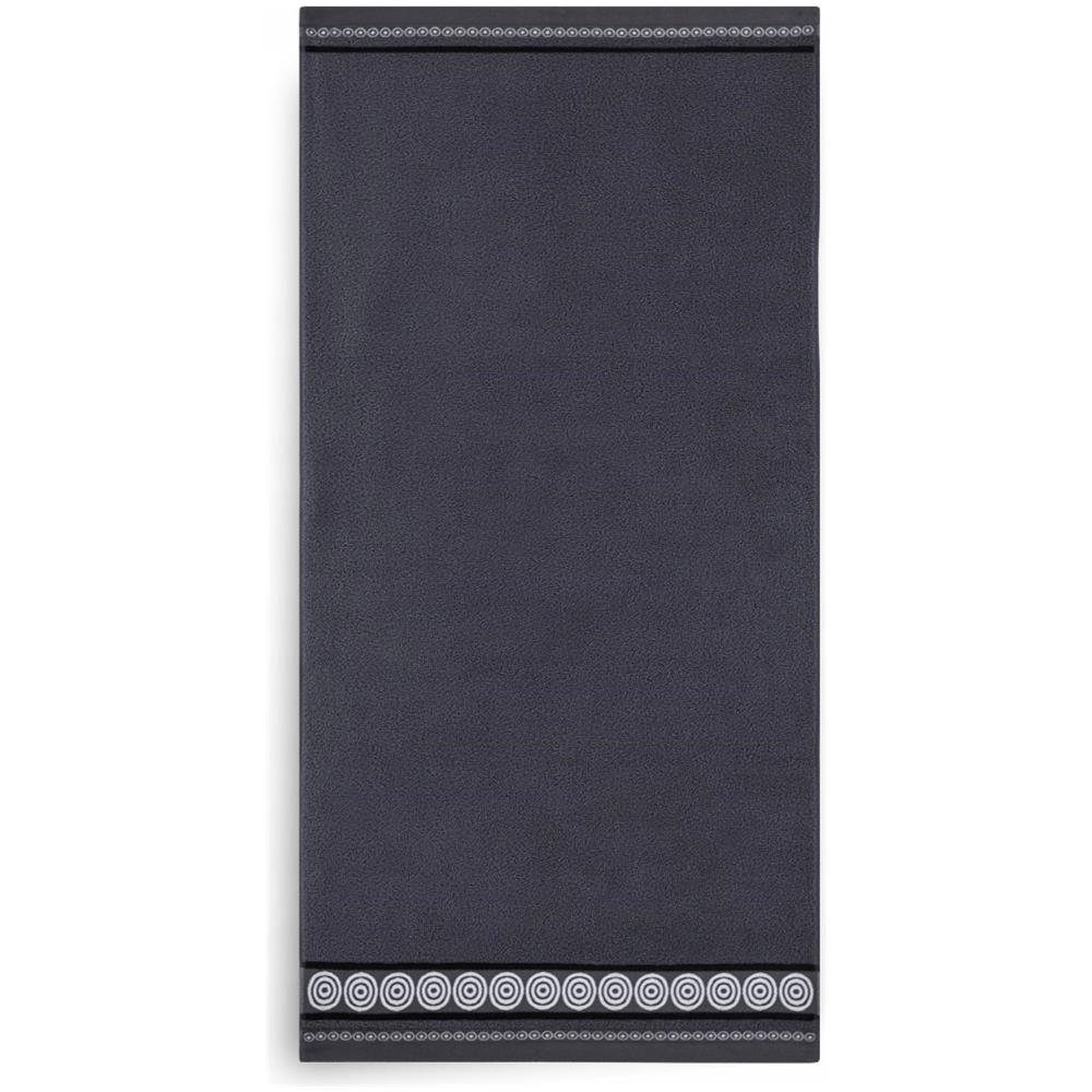 Asciugamano Rondo2 - 70x140 cm - Grigio grafite - Di lusso - Morbido come il velluto - Elevata assorbenza - Foto 2
