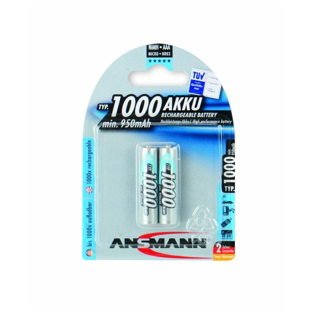 Blister 2 Batterie 1000 Micro AAA - Foto 1