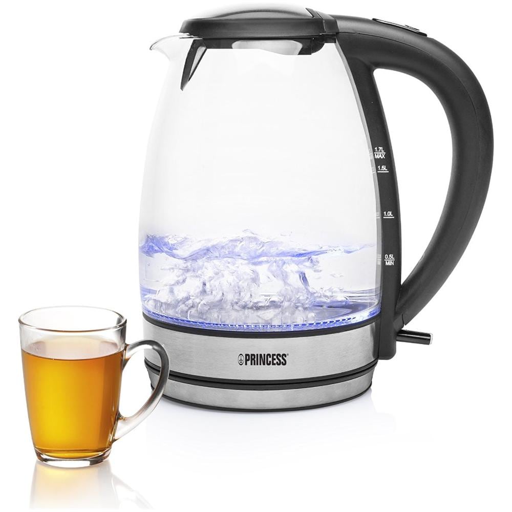 Bollitore in Vetro Capacità di 1,7L Potenza 2200 Watt - Foto 1