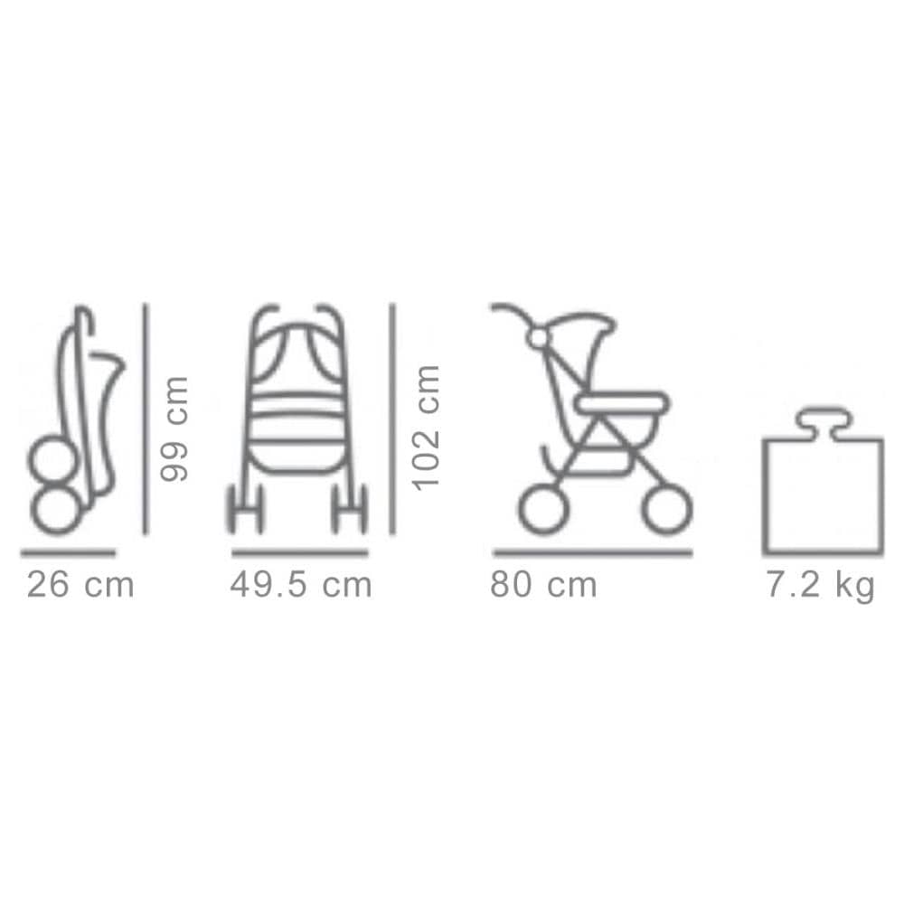 Passeggino Luca Grigio Bnst015-gy - Foto 8