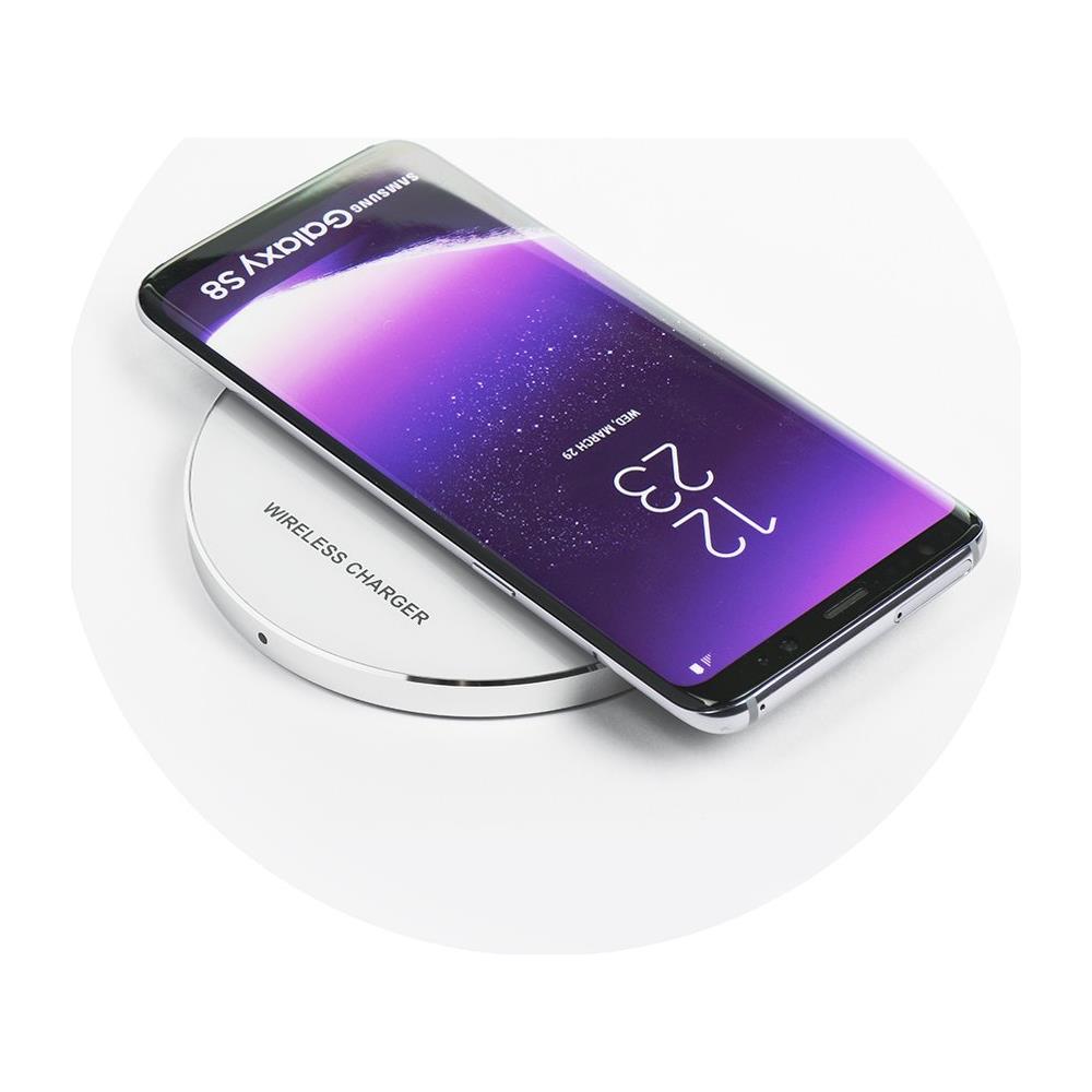 Blue Star Kd01 Qi Wireless Caricatore Induttivo Di Ricarica Rapida Bianca Wireless Compatibile Con Huawei, Iphone, Samsung E Tutti Gli Smartphone Qi-enabled - Foto 2