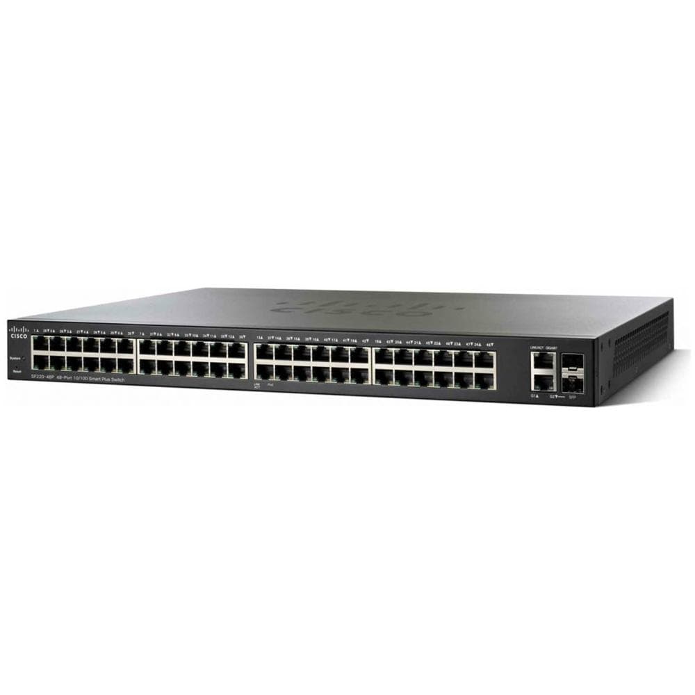 Switch SF350-48P 48 Porte Ethernet PoE 10 / 100 Mbps RJ-45 con 2 Porte SFP Managed - Foto 3