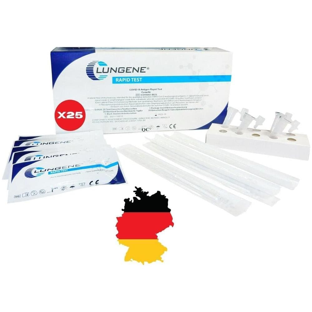 25 Test Rapido Antigene Nasale Tampone Test Kit Rapido Tamponi - Foto 2