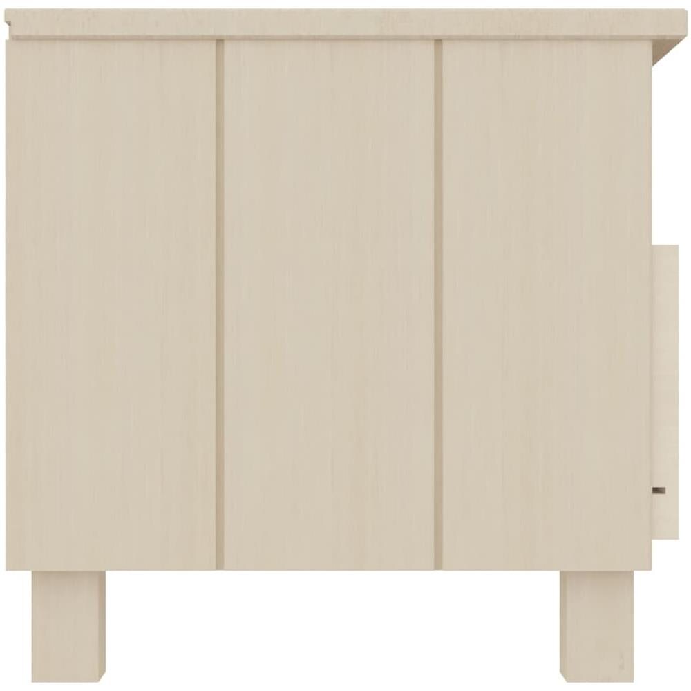 Mobile Porta Tv Marrone Miele 106x40x40 Cm In Legno Di Pino - Foto 7