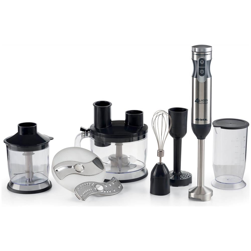 Frullatore ad Immersione 0898/11 4 Blades Multiprep 7in1 con Potenza 1000 W Colore Nero/Acciaio Inossidabile - Foto 1