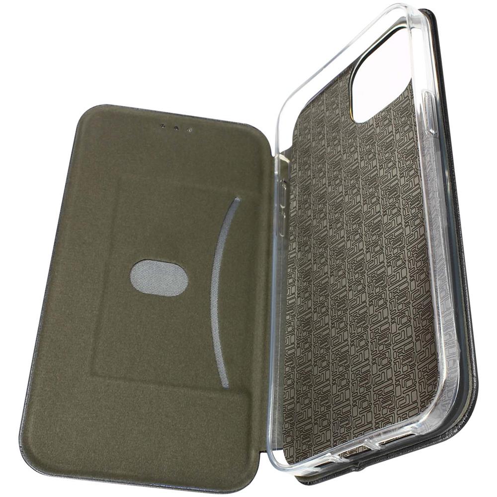 Custodia Iphone 14 Plus Portacarte E Supporto Satinata Nera - Foto 1