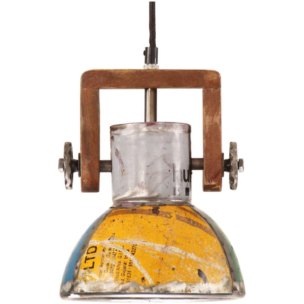 Lampada Sospesa Industriale 25 W Multicolore Rotonda 19 Cm E27 - Foto 2