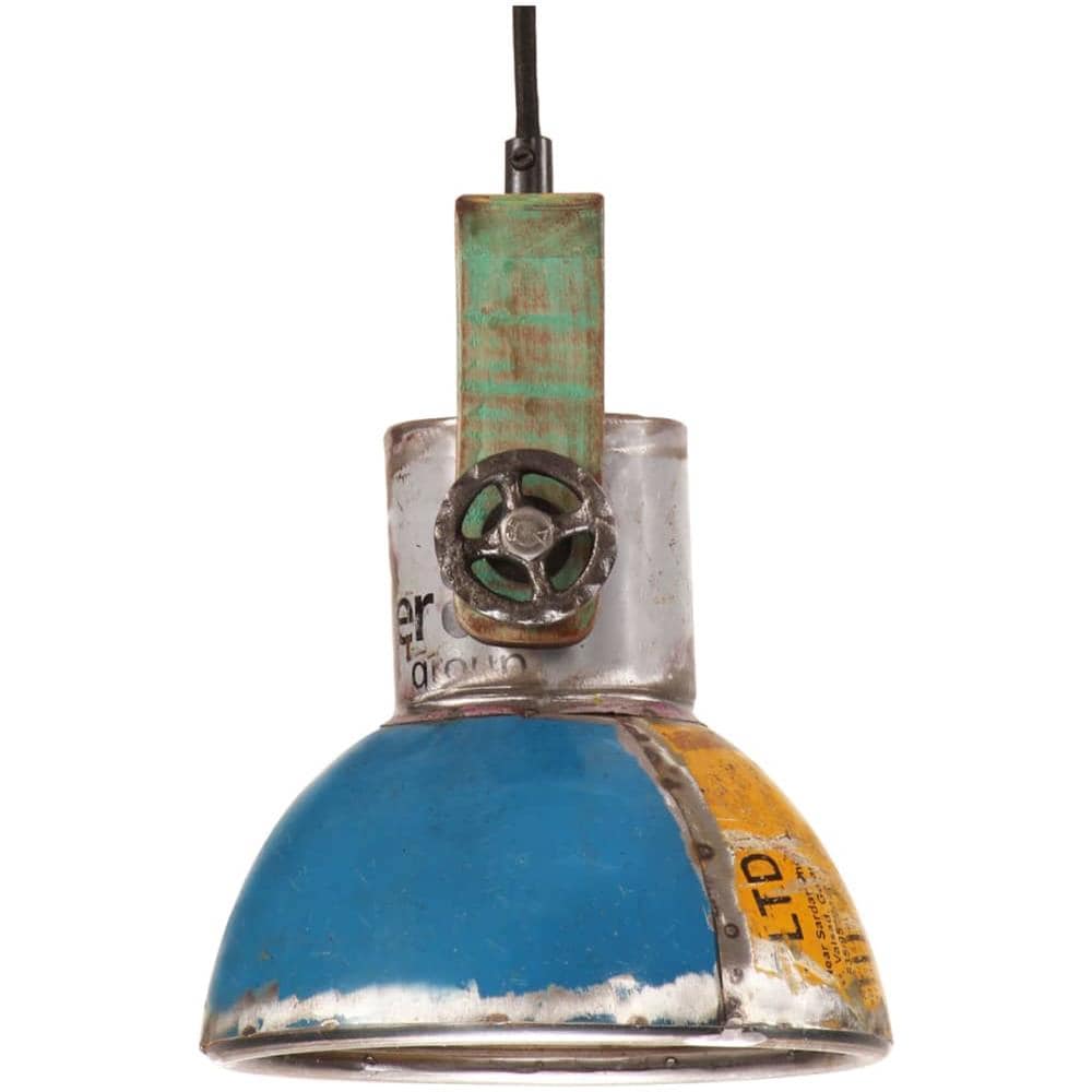 Lampada Sospesa Industriale 25 W Multicolore Rotonda 19 Cm E27 - Foto 3