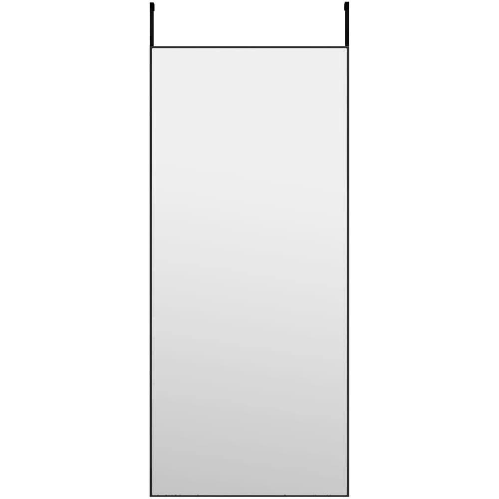 Specchio Da Porta Nero 40x100 Cm In Vetro E Alluminio - Foto 2