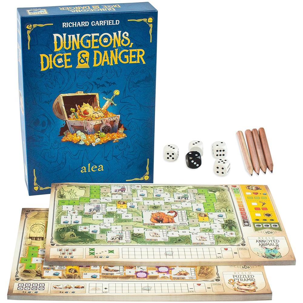 Gioco di Strategia Dungeons, Dice and Danger, Versione Italiana, 2-4 Giocatori, 10+ Anni - Foto 1