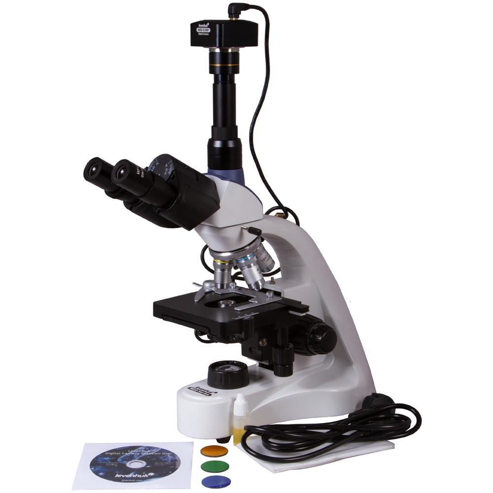 Microscopio Trinoculare Digitale Levenhuk Med D10t - Foto 2