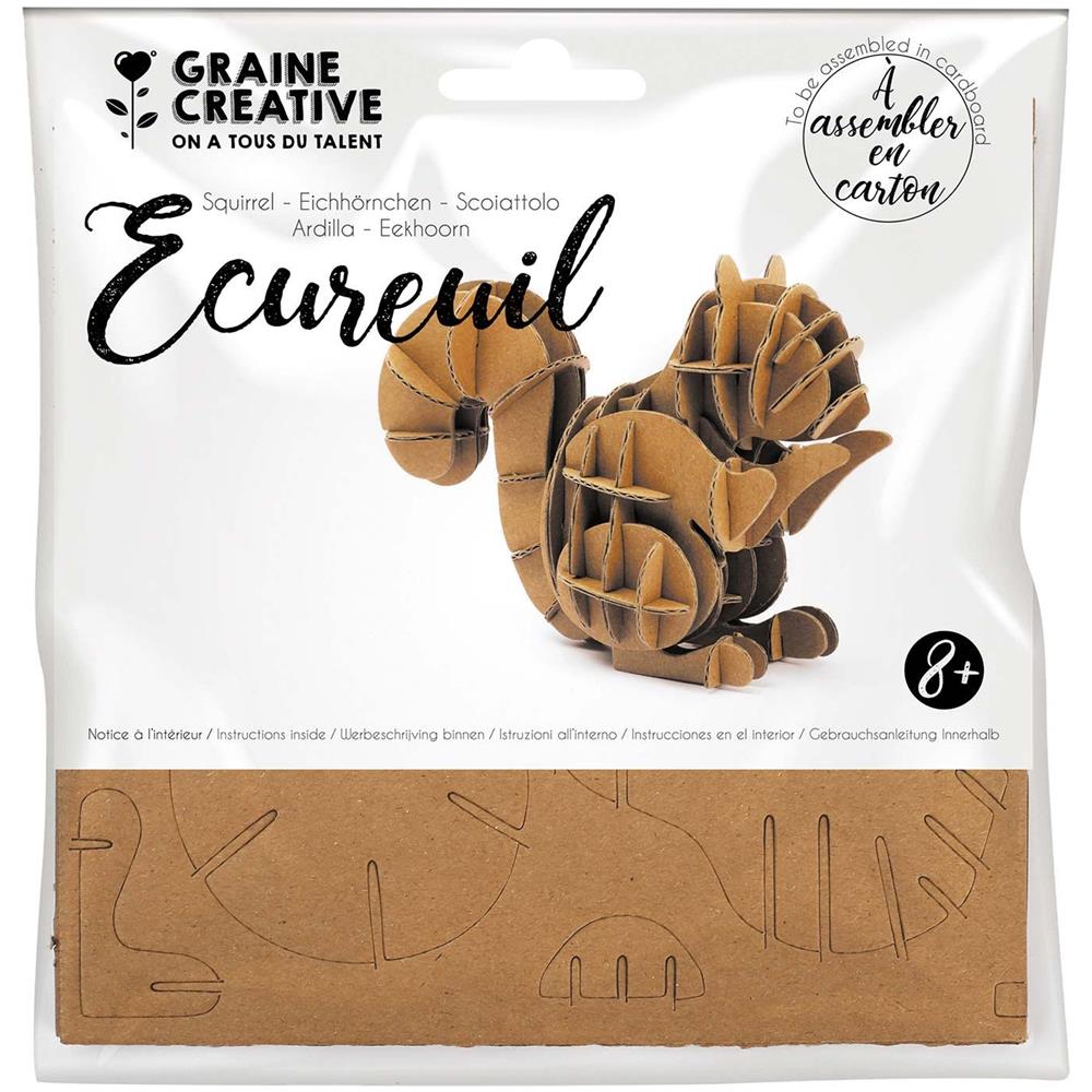 Modello Di Cartone 3d Da Assemblare - Scoiattolo - Foto 1