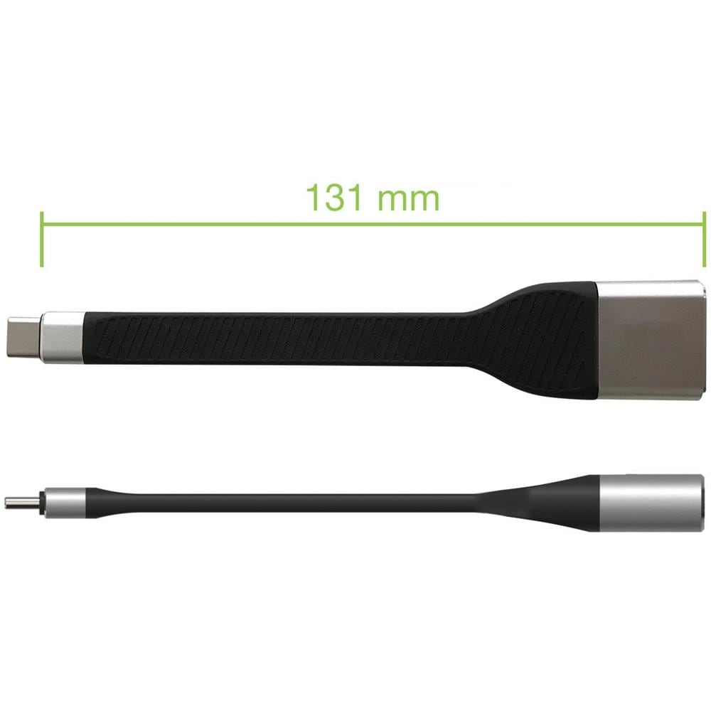 Cavo Corto Piatto Usb-c Maschio A Displayport Femmina Fpc 13,1 Cm - Foto 2