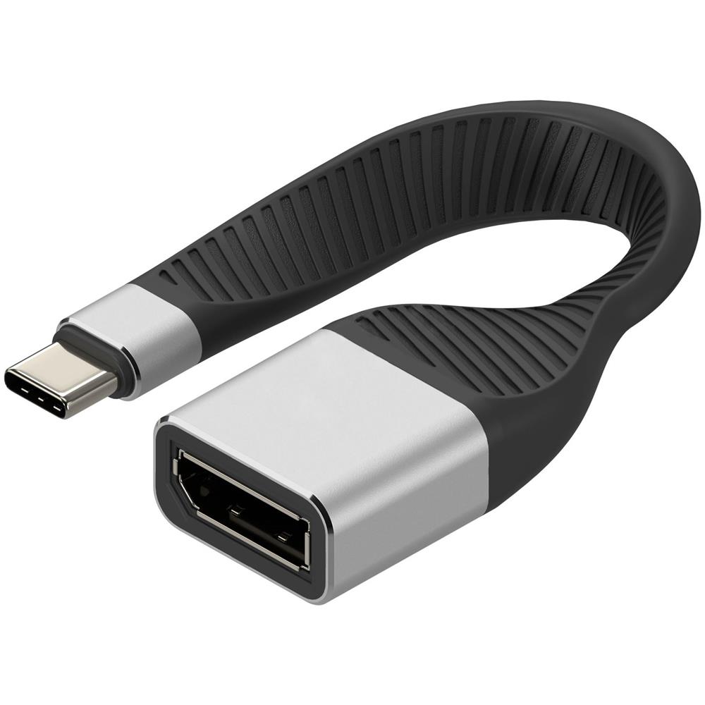 Cavo Corto Piatto Usb-c Maschio A Displayport Femmina Fpc 13,1 Cm - Foto 1