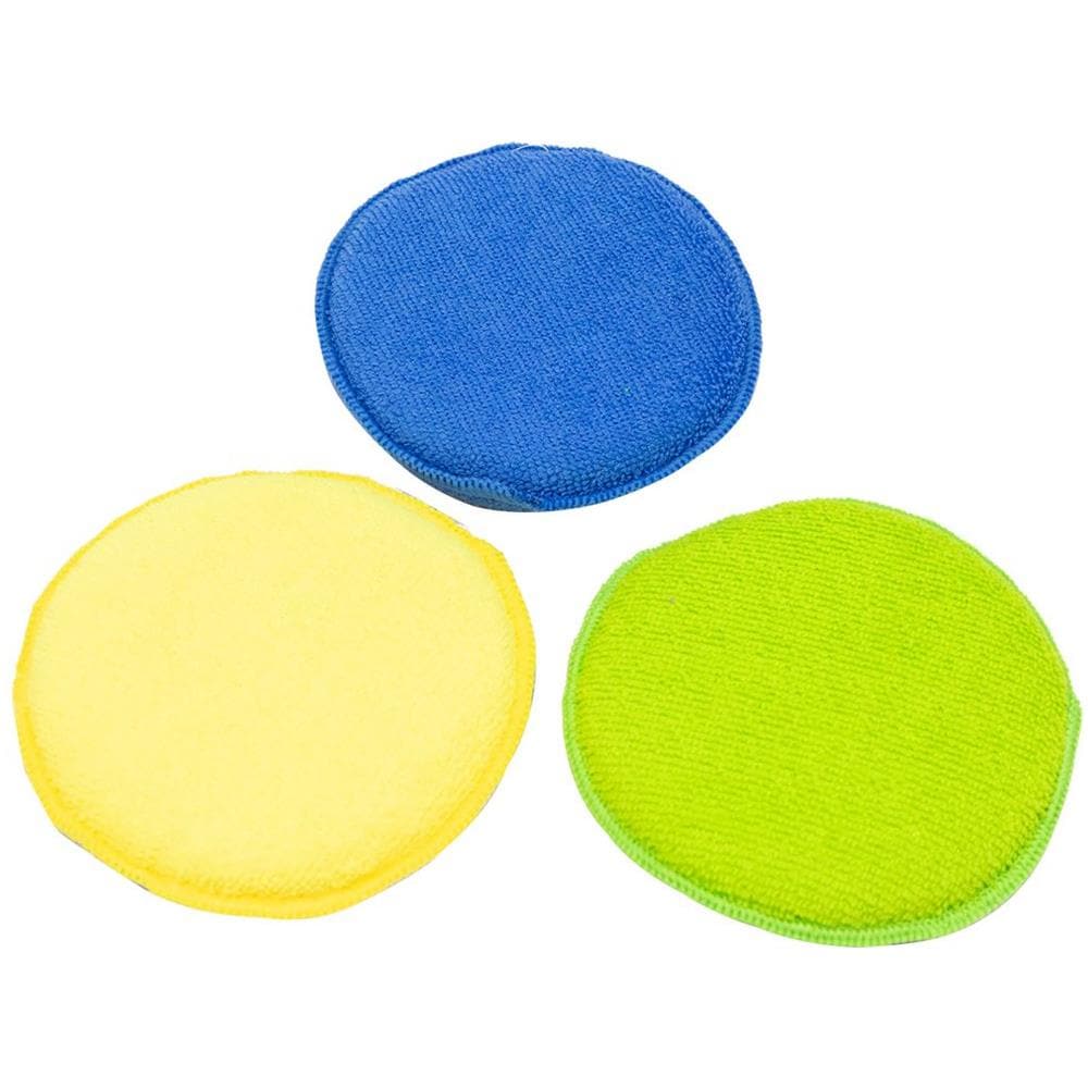 Set Da 3 Pezzi Di Applicatori In Microfibra Per La Cura Della Tua Auto - Foto 2