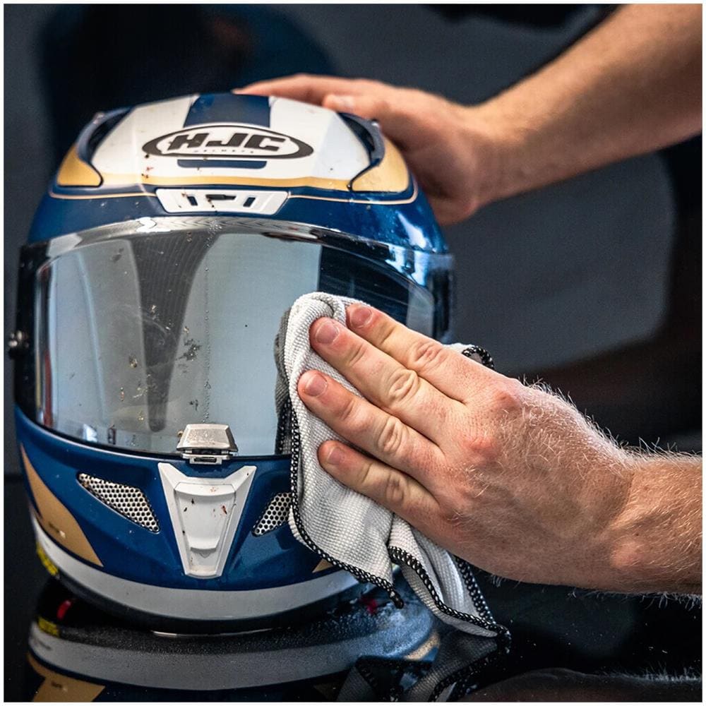 S100 Detergente Per Visiera E Casco Con Panno In Microfibra - 100 Ml - Foto 3