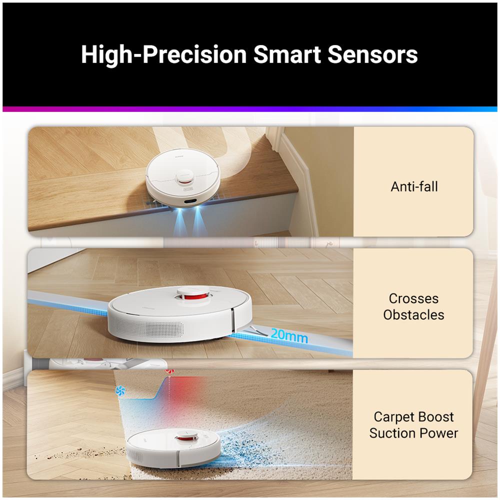 D9 Max aspirapolvere robot 0,57 L Senza sacchetto Bianco - Foto 5
