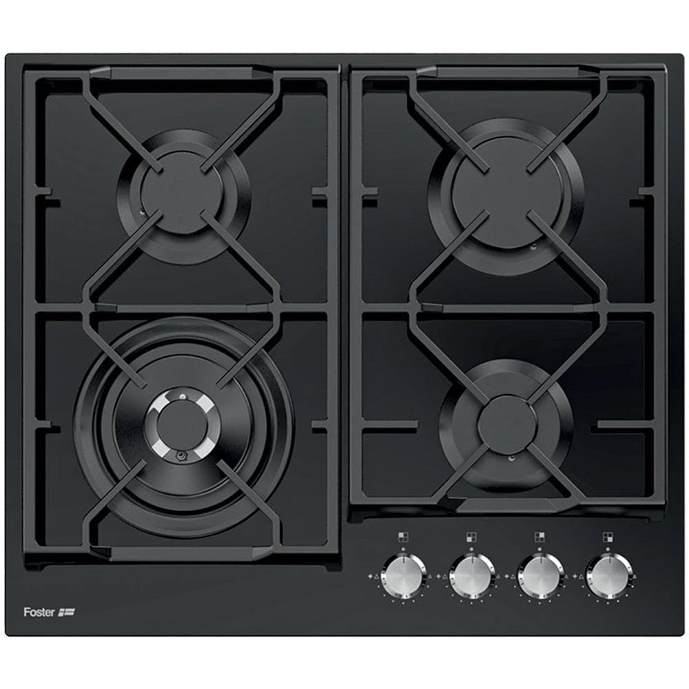 Piano Cottura 7041632 a Gas 4 Fuochi Gas Colore Nero - Foto 1