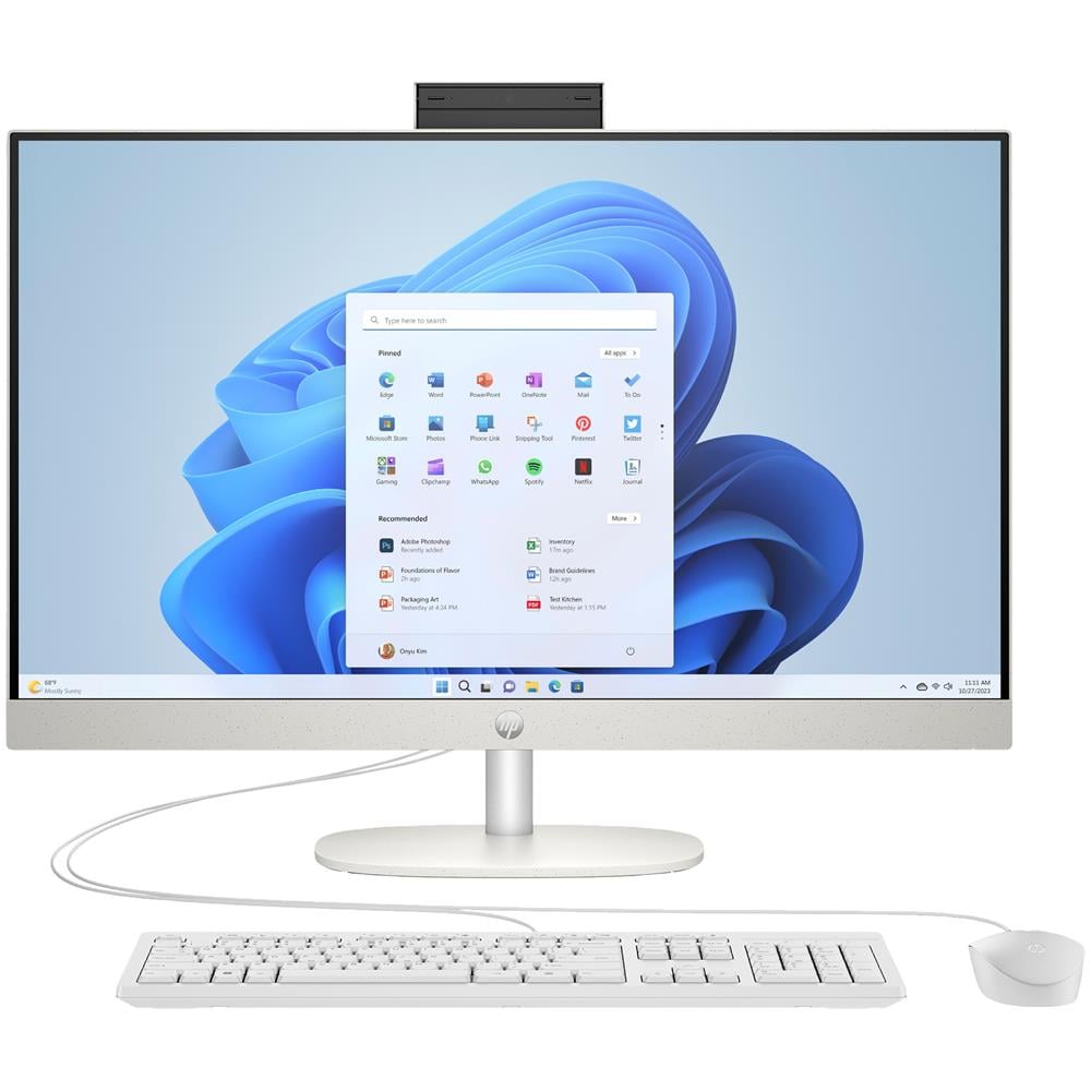 All-in-One 27-cr0023nl Intel Core i5-1335U Monitor 27" 1920 x 1080 Pixel RAM 16 GB DDR4-SDRAM SSD 512 GB Windows 11 Home Bianco - Foto 1