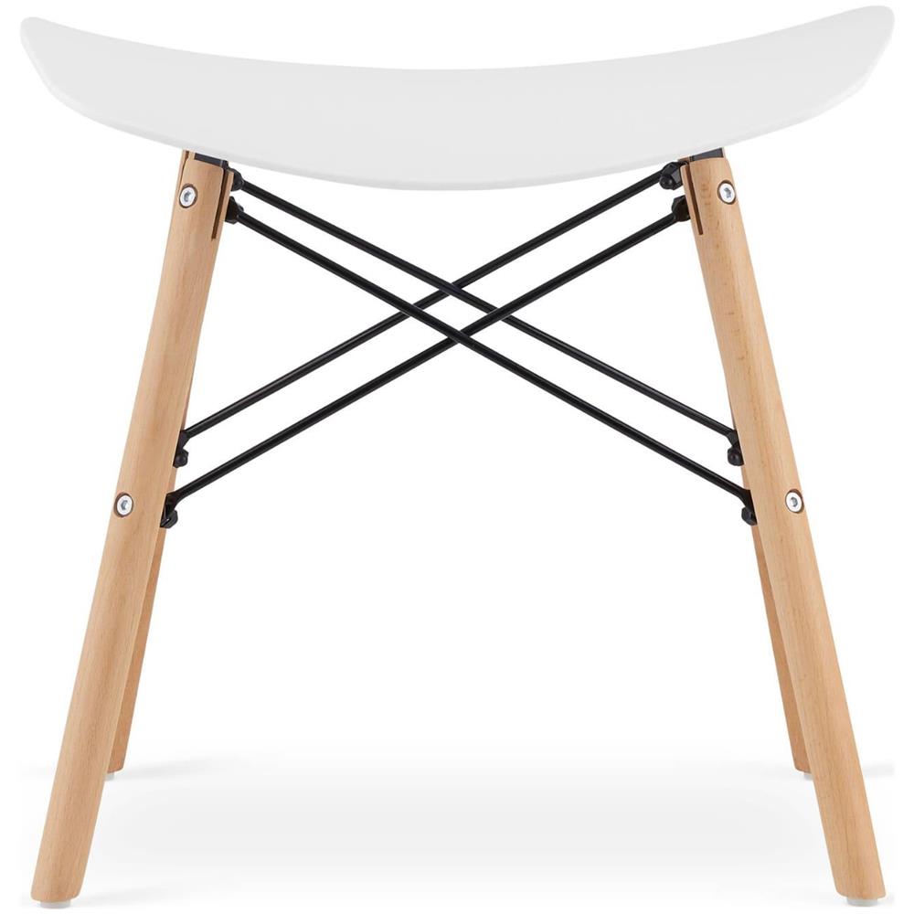 Sgabello Valora CORFU bianco dal design ergonomico per la cucina - Foto 2