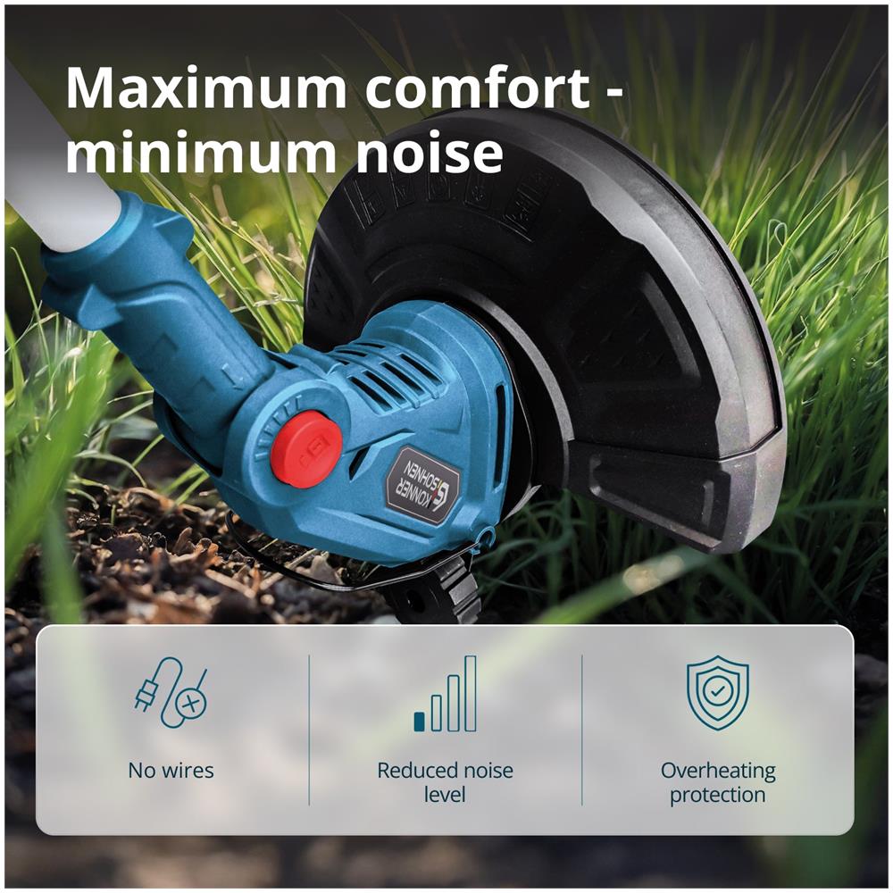 Tagliabordi Senza Fili Ks Gt-20v Tensione Nominale, V 20 Capacità Della Batteria Consigliata 2 Ah, 4 Ah - Foto 2