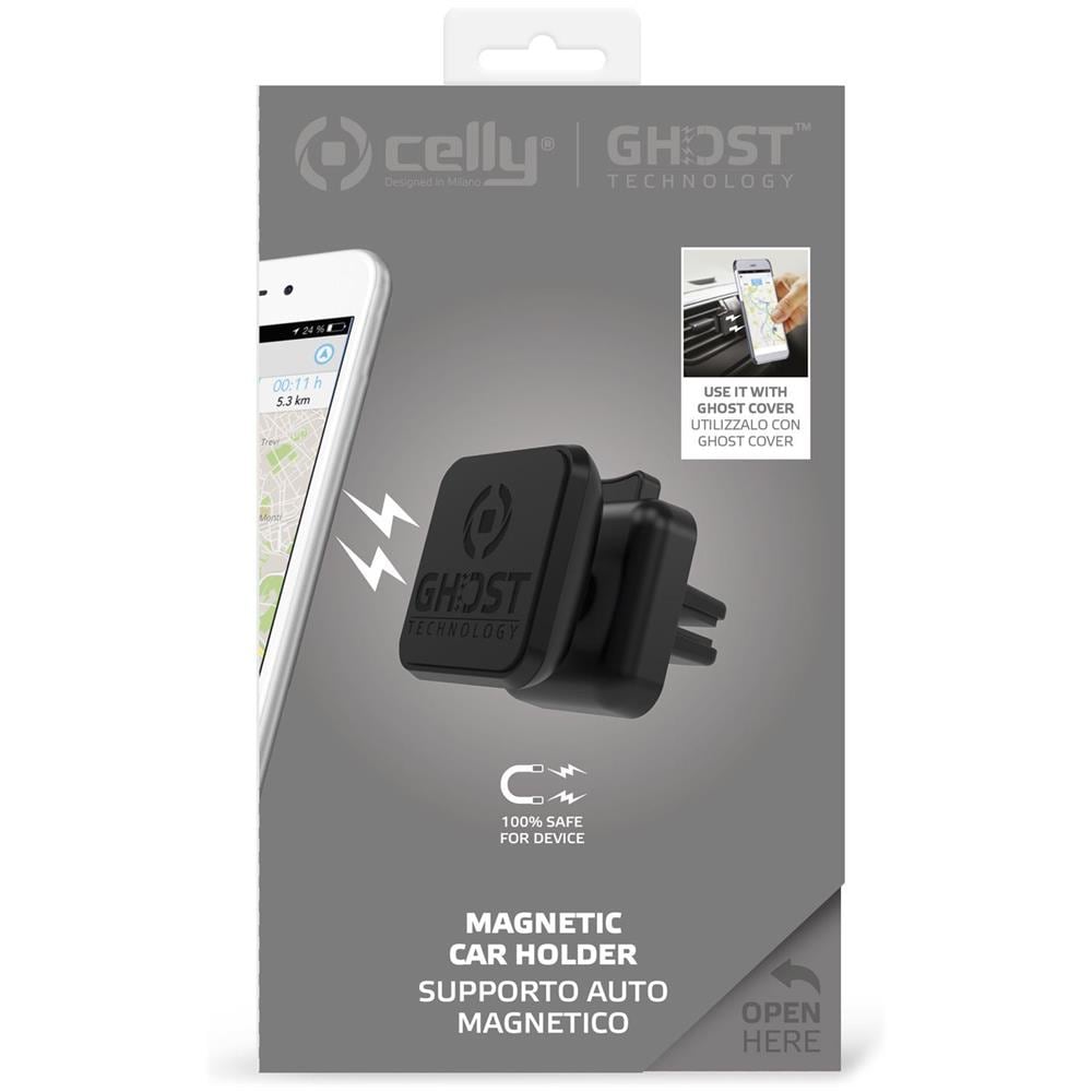 Ghost Plus Supporto Auto per Bocchetta di Aerazione con Sistema di Fissaggio Magnetico - Colore Nero - Foto 6