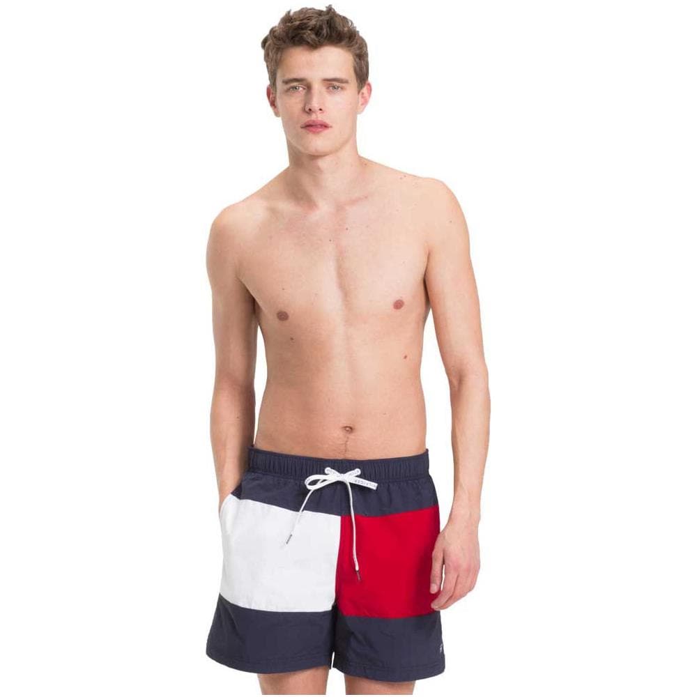Costumi Da Bagno Tommy Hilfiger Medium Drawstring Abbigliamento Uomo M - Foto 1