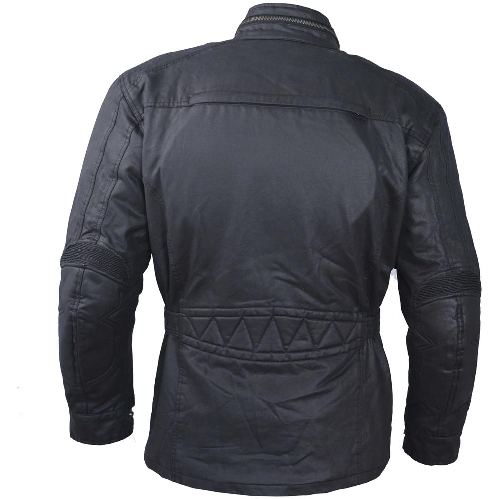 Giacca Moto Scooter Fodera Termica Removibile Tessuto Protezioni Nero L - Foto 5