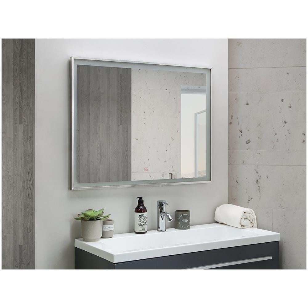 Specchio A Parete A Led 60 X 80 Cm Argens Argento - Foto 2