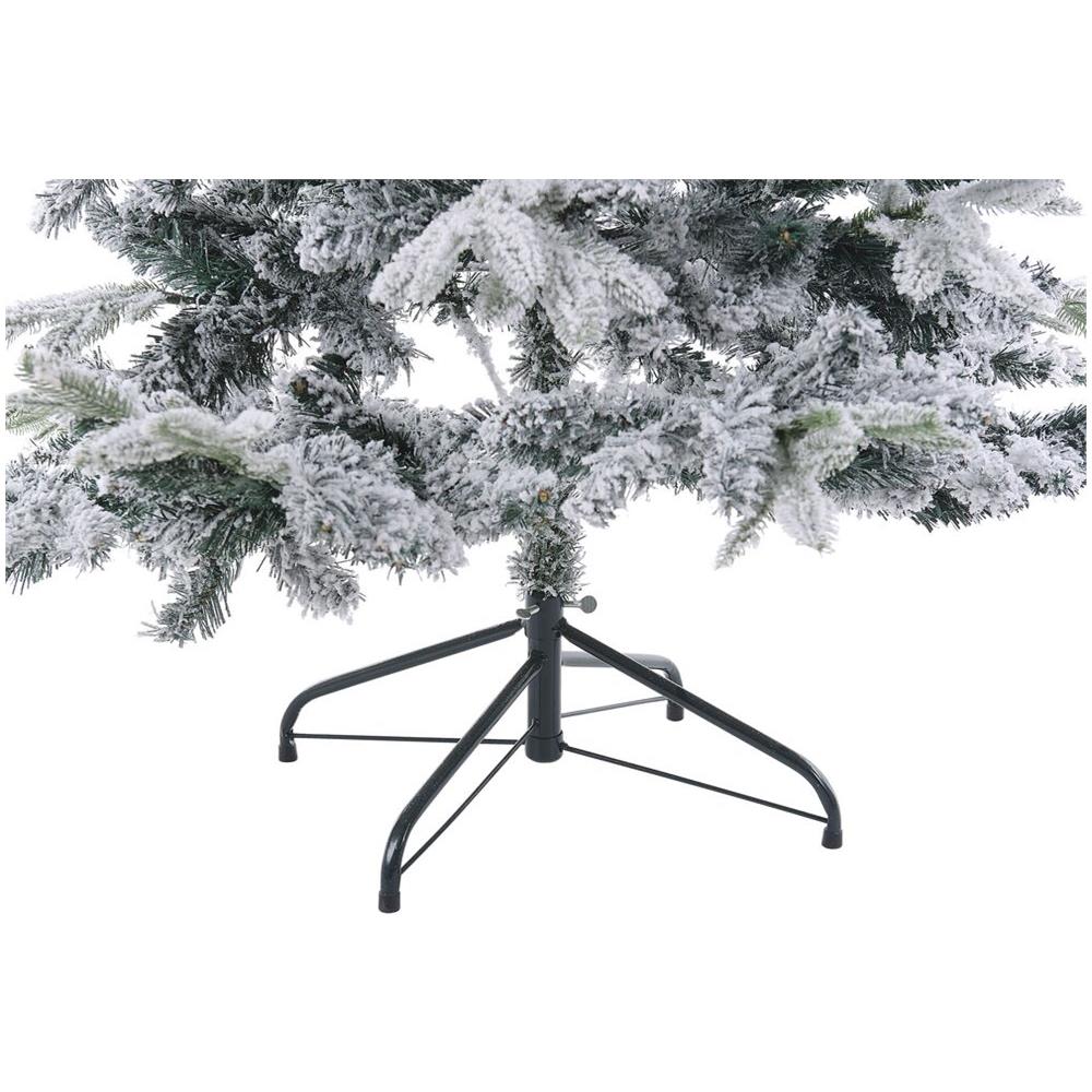 Albero Di Natale Innevato Bianco 210 Cm Tomichi - Foto 2