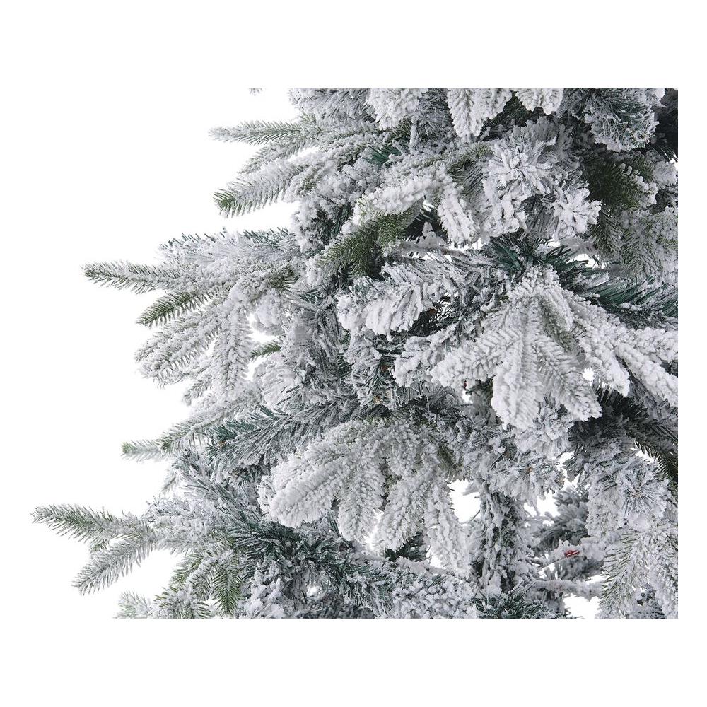 Albero Di Natale Innevato Bianco 210 Cm Tomichi - Foto 7