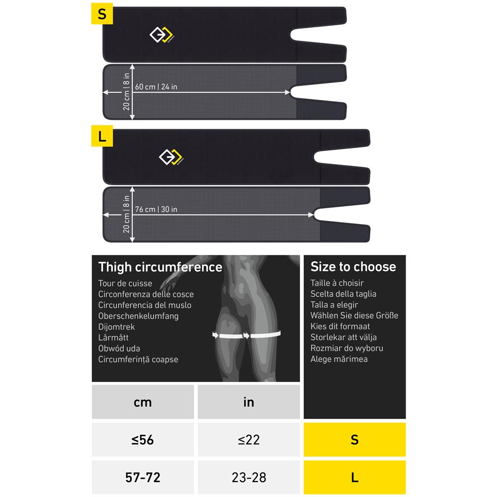 Fasce Dimagranti Per Gambe - Fascia Snellente Gamba Uomo E Donna - L - Foto 3