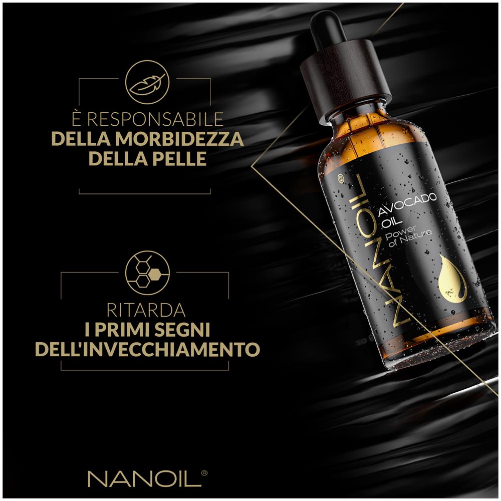 Avocado Oil - Olio Di Avocado Naturale, Spremuto A Freddo E Non Raffinato Per La Cura Di Viso, Corpo E Capelli, 50 Ml (1,7 Us Fl Oz). Bomba Vitaminica, Proprietà Antiaging E Protettive - Foto 7