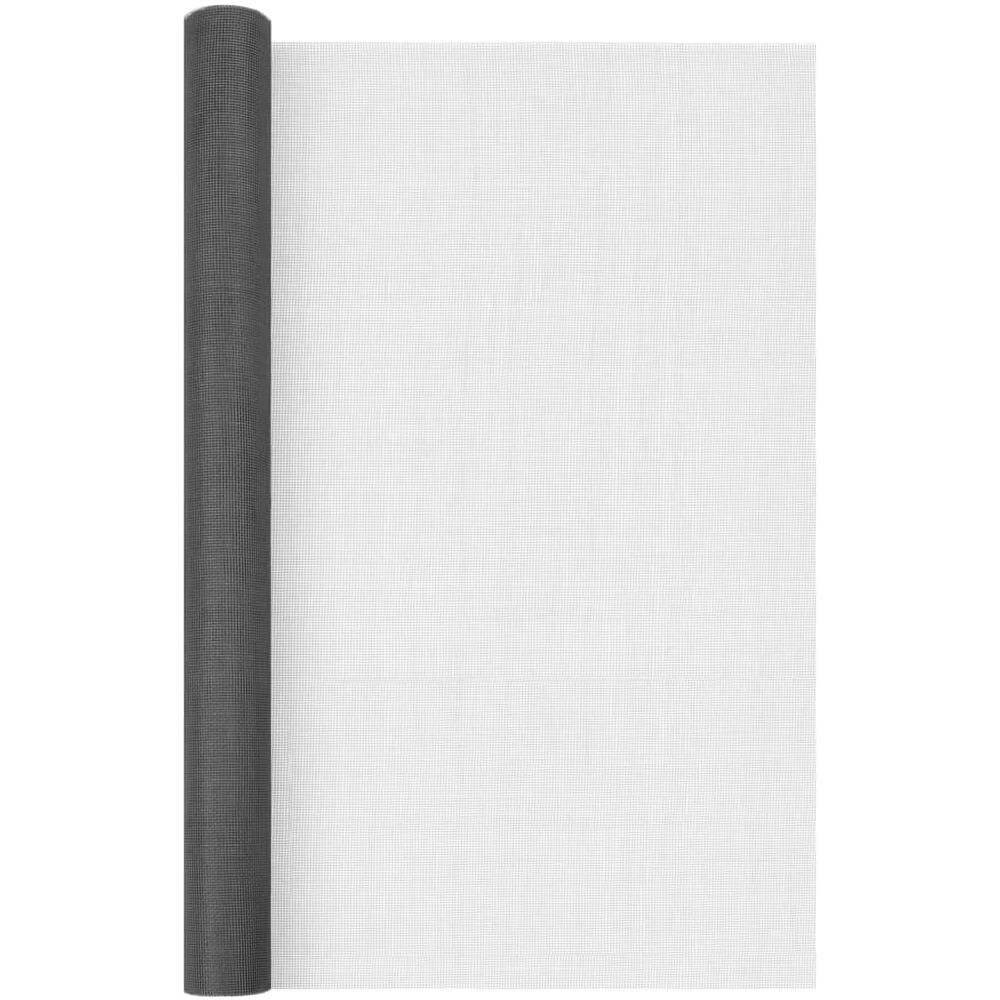 Zanzariera in Fibra di Vetro 60x500 cm Nera - Foto 3