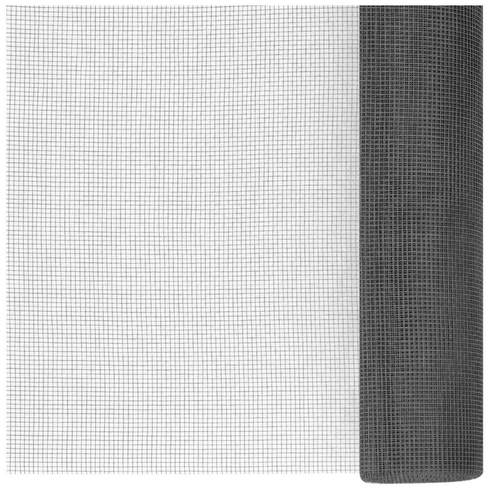 Zanzariera in Fibra di Vetro 60x500 cm Nera - Foto 1